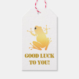Secret Heart -Gold Flying Frog Classic Presentetikett