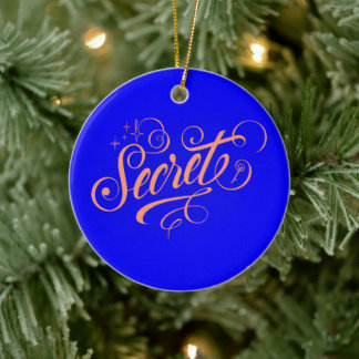 Secret - julgransprydnad keramik