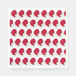 Secret Jultomten Pappa jul Red Hat Pappersservett