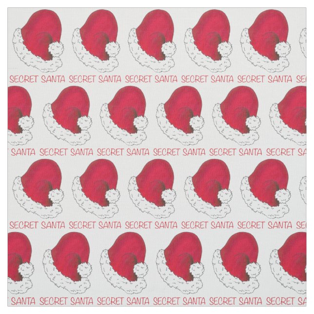 Secret Jultomten Red Hat jul Julafton Tyg (Provkarta)