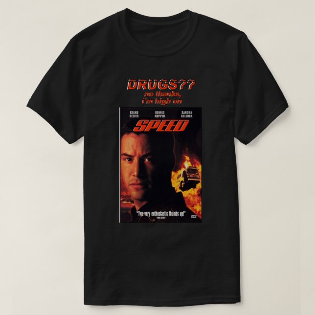 Secret Keanu Art Reeves presenterar filmen Fläkt T Shirt (Design framsida)
