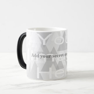 Secret Message Morphing Template Mug Magisk Mugg