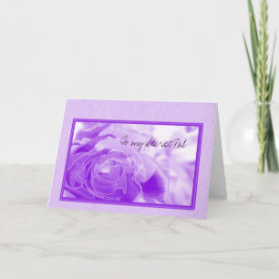 Secret Pal lavender ro Helgkort