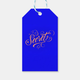 Secret - presentetikett