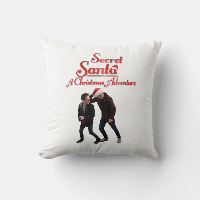 Secret Santa A Äventyr Dekorativ kudde (Framsida)
