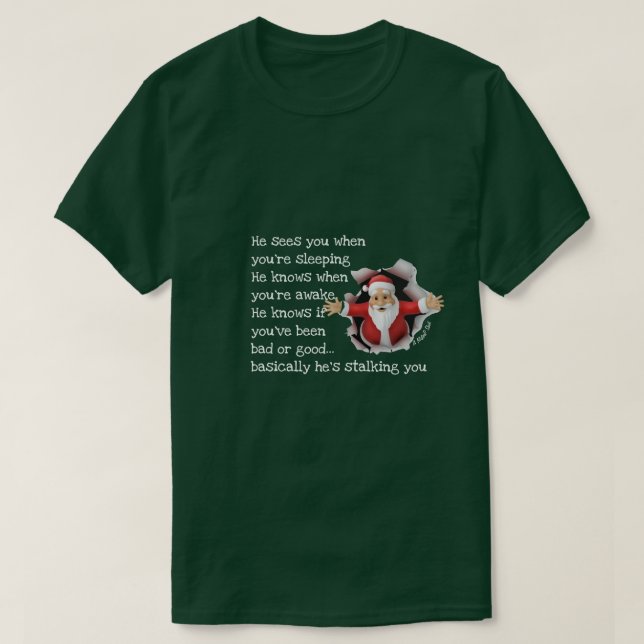 Secret Santa - A MisterP Shirt T Shirt (Design framsida)