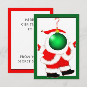 Secret Santa Gift-kort Inbjudningar