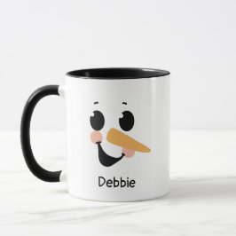 Secret Santa Gift, Snoman Ansikte, lustig lera Mugg