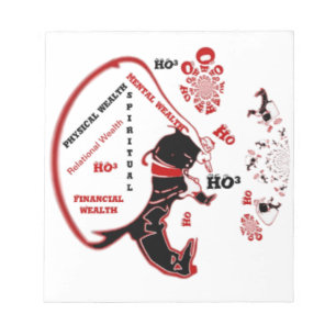 Secret Santa Gift - välstånd och välstånd Anteckningsblock