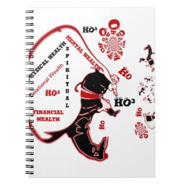 Secret Santa Gift - välstånd och välstånd Anteckningsbok (Framsidan)