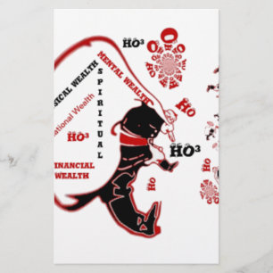 Secret Santa Gift - välstånd och välstånd Brevpapper