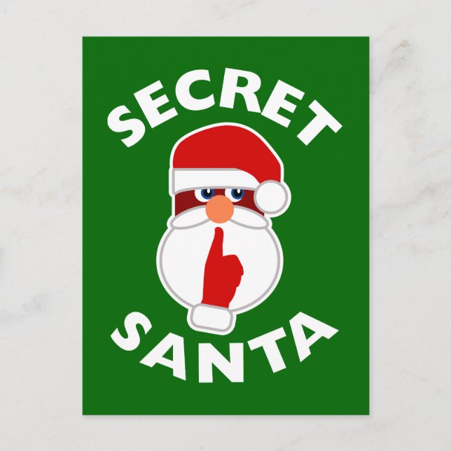 Secret Santa Helg Vykort (Framsida)