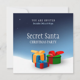 Secret Santa Party-inbjudan Inbjudningar