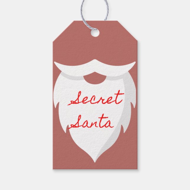 Secret Santa Presentetikett (Framsidan)