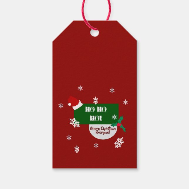 Secret Santa verktygslåda - Presentinslagningsset Presentetikett (Framsidan)