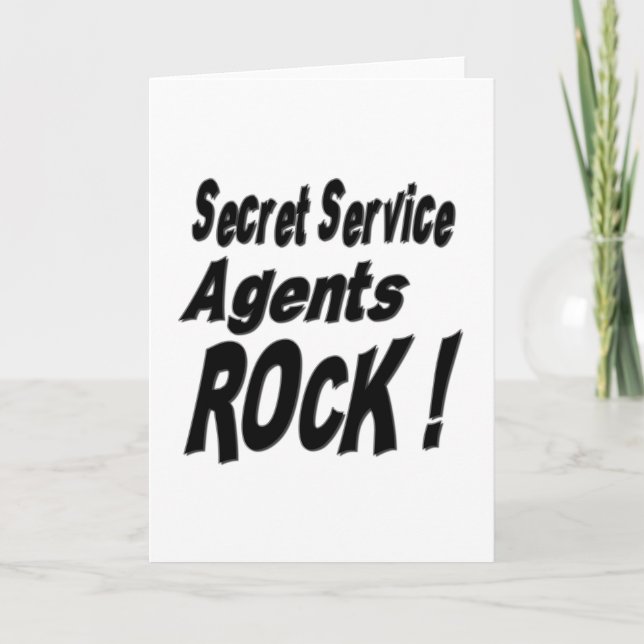 Secret Service Agent Sten! Kort för hälsning (Framsida)
