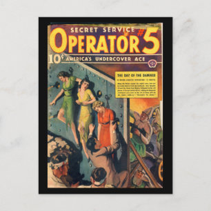 Secret Service Operator 5 - Sep-Oct 1938a_Pulp Art Vykort