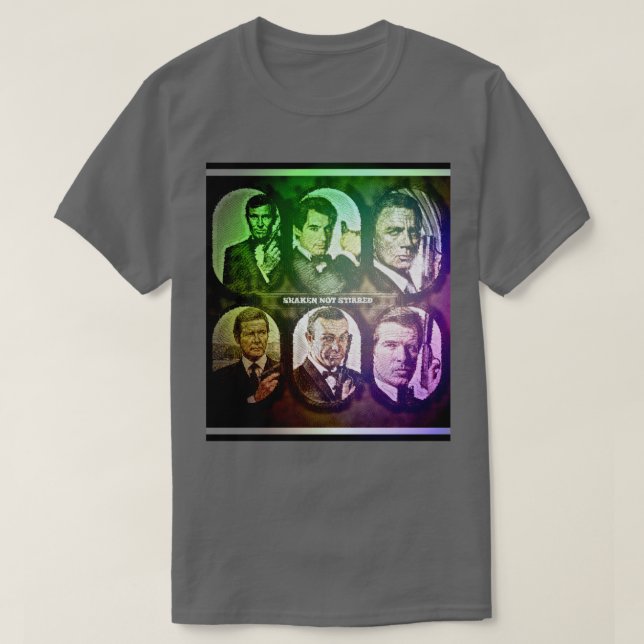 Secret Service Slave Shaken Serial Saints T Shirt (Design framsida)