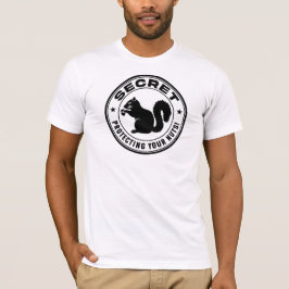 Secret Squirrel Patch "Protected Your Nöt" T Shirt