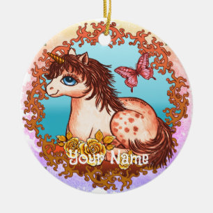 Secret Unicorn Julgransprydnad Keramik