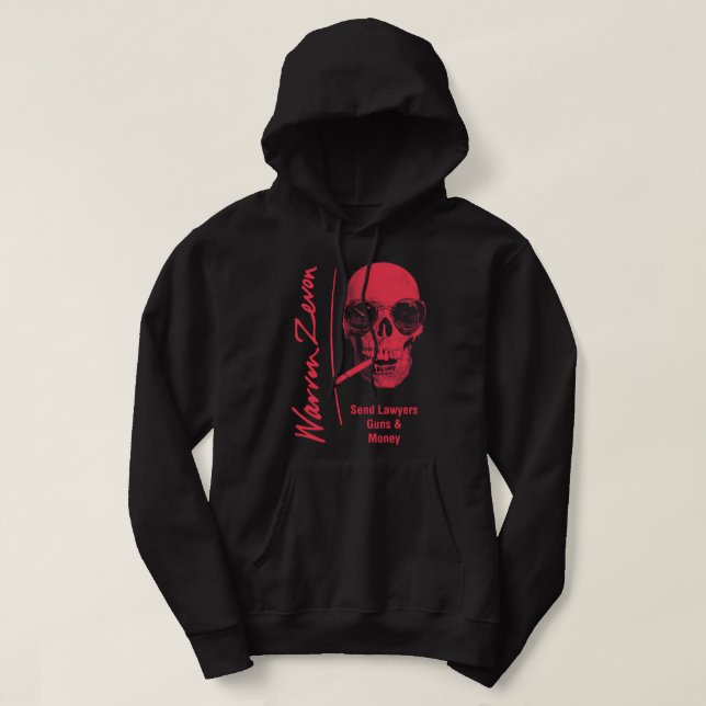 Secret Warren Art Zevon presenterar Movie Fläkt Hoodie (Design framsida)