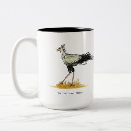Secretary Bird Two-Tone Coffee Mugg
