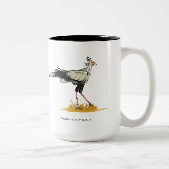 Secretary Bird Two-Tone Coffee Mugg (Höger)