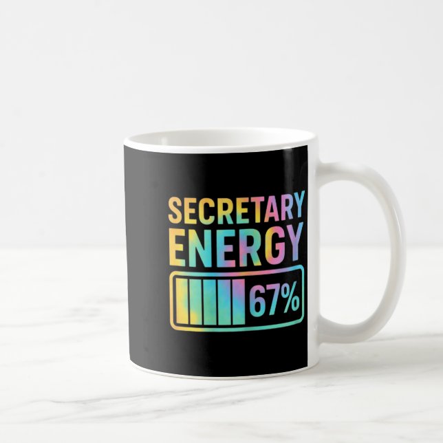Secretary Energy 67 Percent Secretary Retro Vibes  Kaffemugg (Höger)