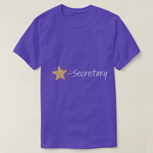 Secretary Office Accountant Gift T Shirt (Design framsida)