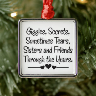 **SECRETES SHARED** SISTER ORMANENT JULGRANSPRYDNAD METALL