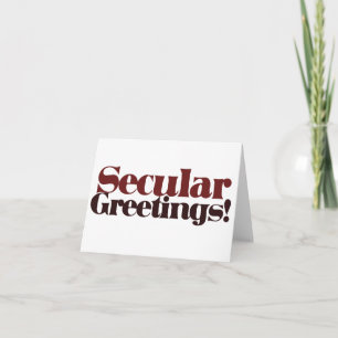 Secular Hälsning Helgkort