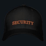 SECURITY broderad basebollmössa guld / svart Broderad Keps<br><div class="desc">Broderade mössor: Klassisk gyllene / svart modebasebollmössa med text "SECURITY" för nattklubb,  studentfest,  hemlig tomte,  svensexa,  bröllop,  kostymfest klä upp / natt ute</div>