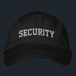 Security Broderad Keps<br><div class="desc">Custom Security Embroidered Hats Cap</div>
