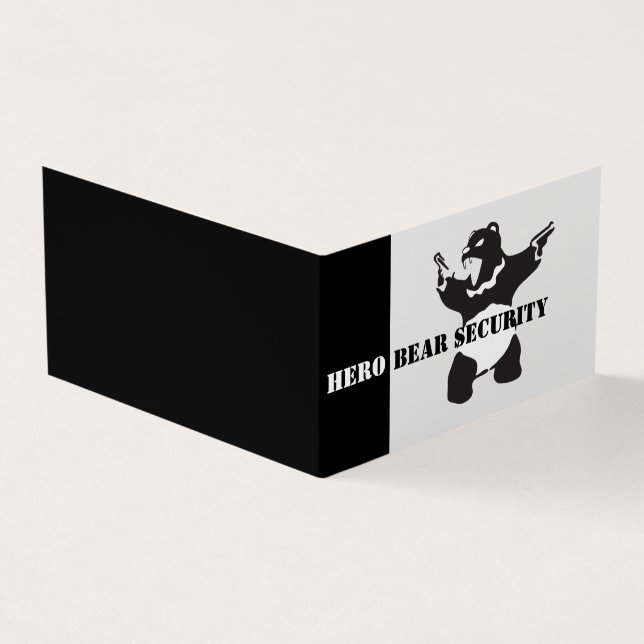 Security Business Card Visitkort (Utsida)
