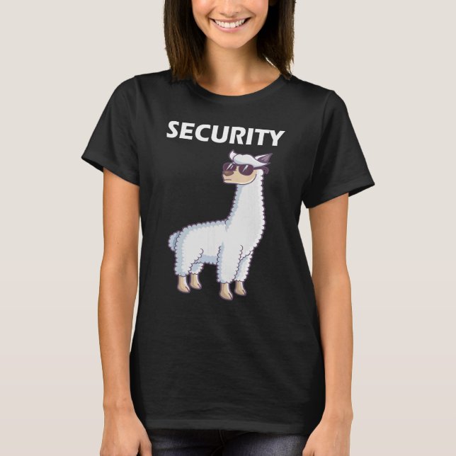 Security Company Protection Security Service T Shirt (Framsida)