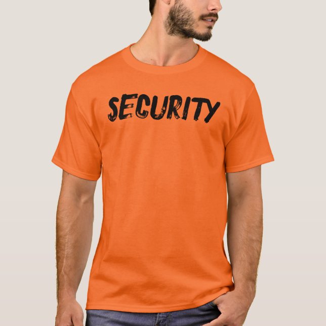 SECURITY (front AND back) T-shirt (Framsida)
