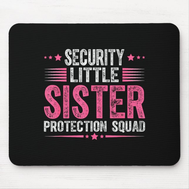 Security Little Sister Protection Squad Funny Boys Musmatta (Framsidan)