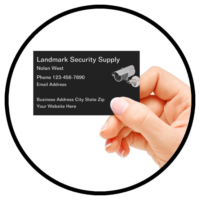 Security Products Services-tjänstläge Visitkort (Skapare uppladdad)