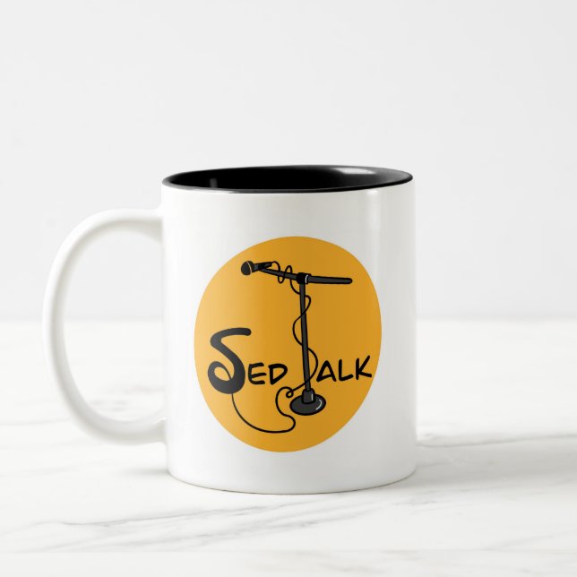 Sed Talk Merch Två-Tonad Mugg (Vänster)