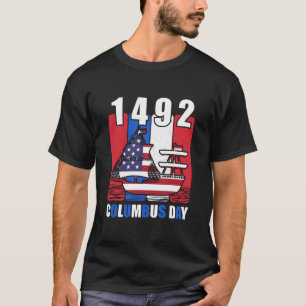 sedan 1492 Columbusdagen Retro Vintage T Shirt