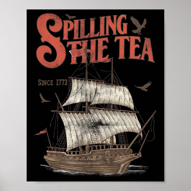 Sedan 1773 har Teache spruckit i juli Poster (Framsidan)
