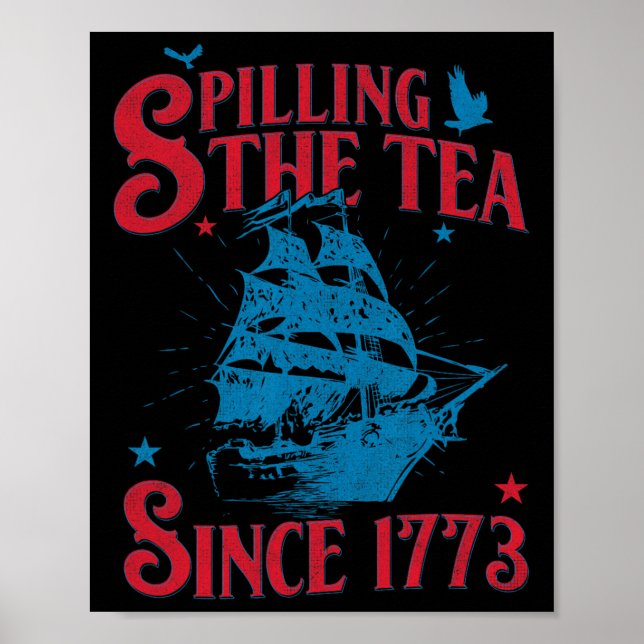 Sedan 1773 har Teache spruckit i juli Poster (Framsidan)
