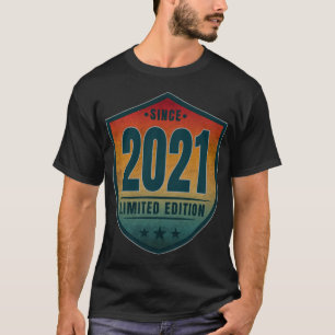 Sedan 2021 Limited Edition Vintage Retro Solnedgån T Shirt