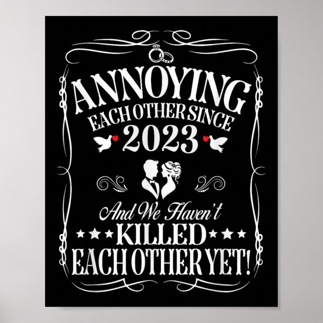 Sedan 2023 har ett par Bröllop Anni krävt varandra Poster (Framsidan)