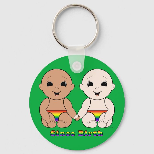 Sedan födseln 8r nyckelring (Framsida)