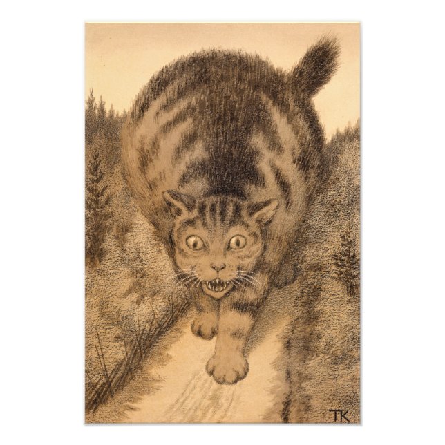 Sedan gick Tabby Far och Farther than Far Fototryck (Framsidan)