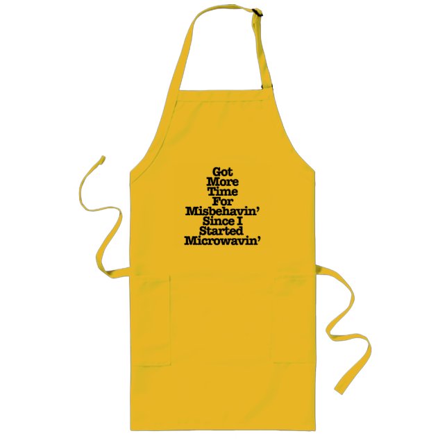 Sedan jag började med Microwavin'Apron Långt Förkläde (Framsidan)