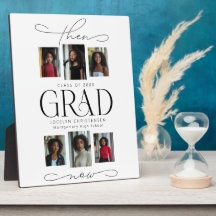 Sedan & Now Photo Collage Studenten Keepsaké