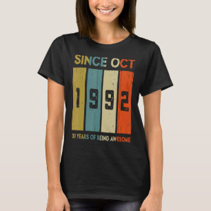Sedan oktober 1992 30 år av att vara Fantastisk 30 T Shirt