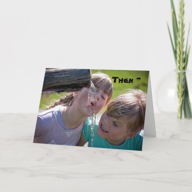 SEDAN - VÄNSKAP CARD TACK KORT (Framsida)